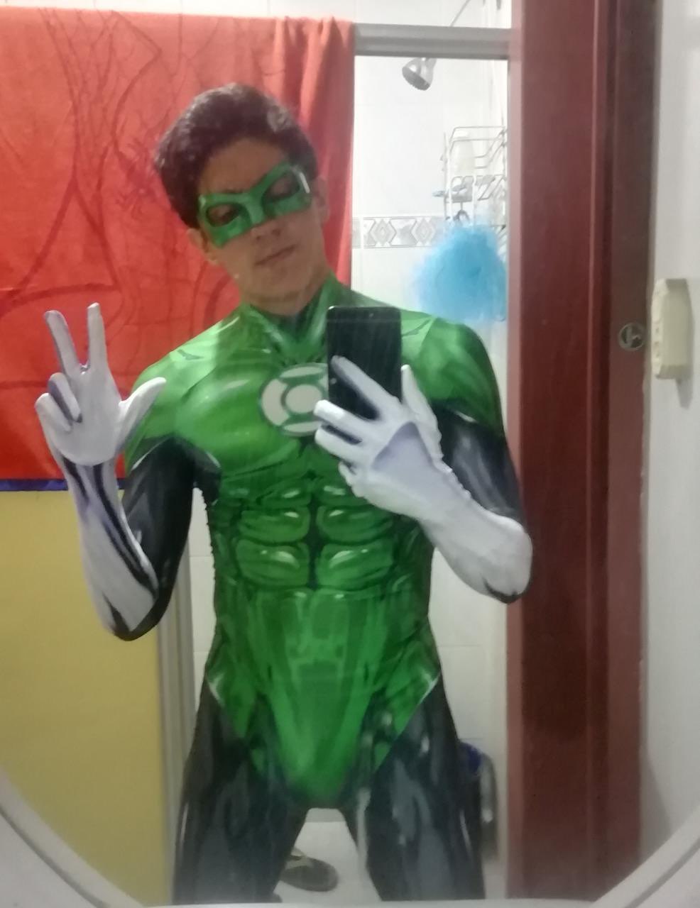 Party Games For Adults And Kids - Adults Green Lantern Superhero Cosplay Costumes