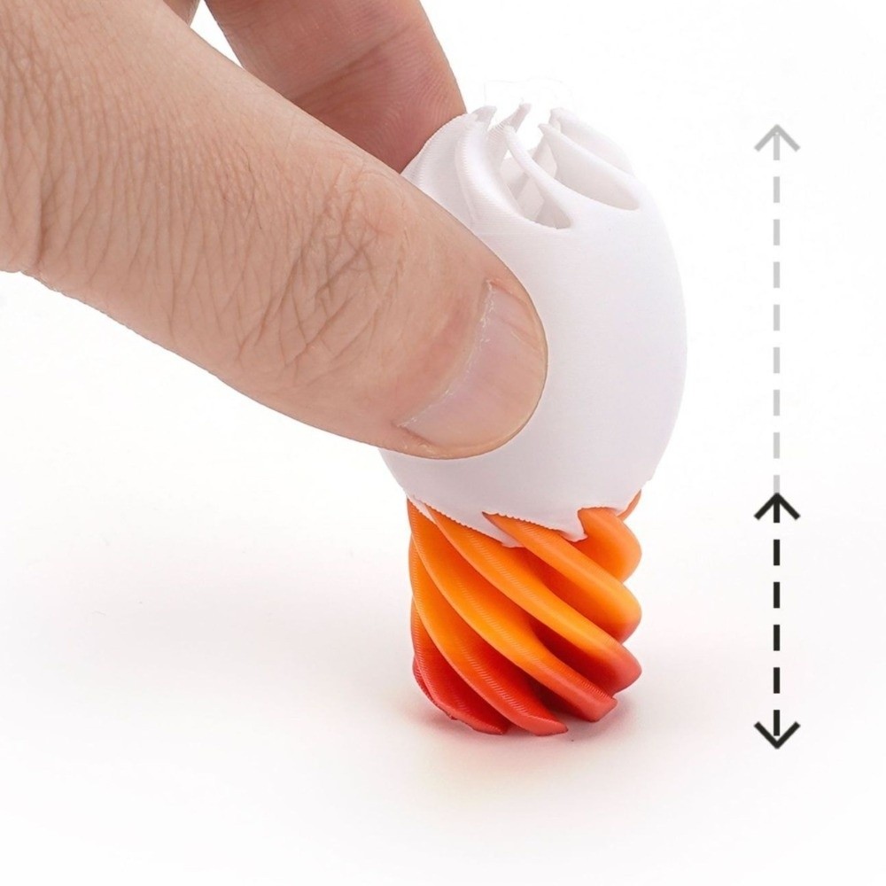 Party Games Game Pass - 3D Printing Rotational Egg Anti-Anxiety Colorful