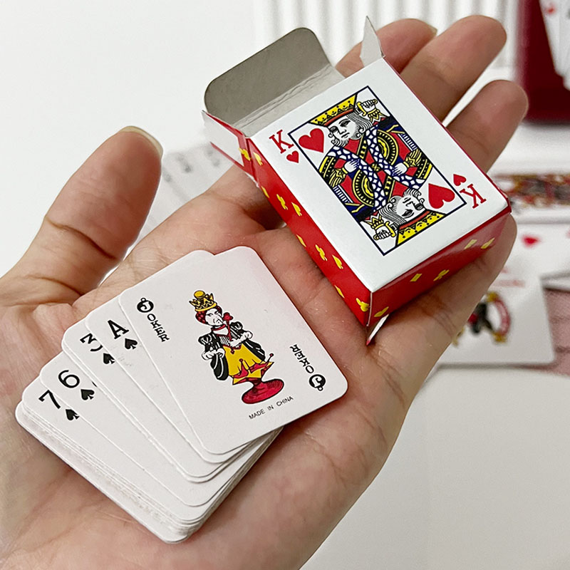 Party Games Juegos De Mesa - 5PCS Mini Poker Playing Cards Festival