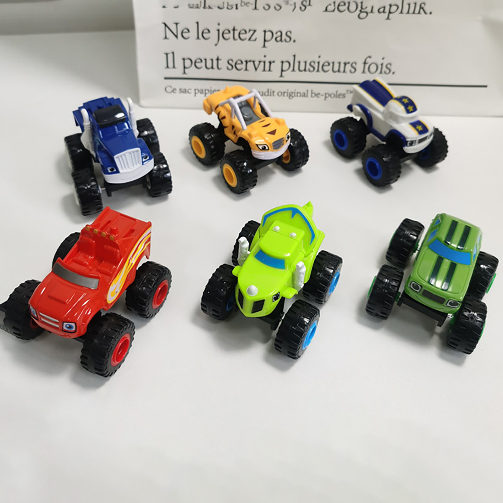 Party Games Gender Reveal - Monsters Truck Toys Cartoon Machines Car