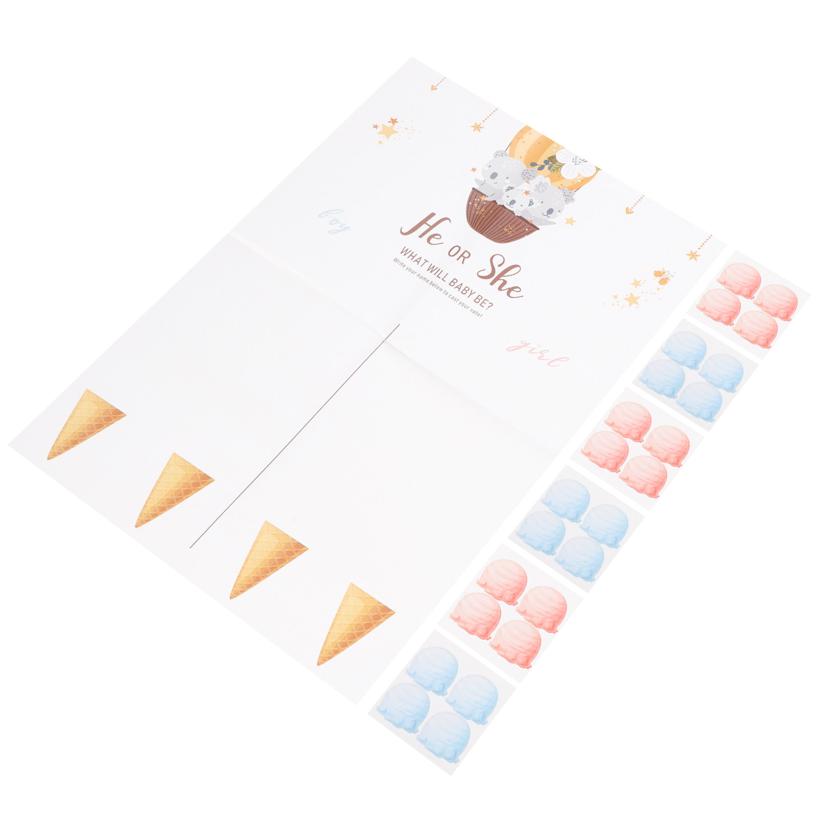 1Set Gender Reveal Game Card P - Party Games Gender Reveal 评论和价格
