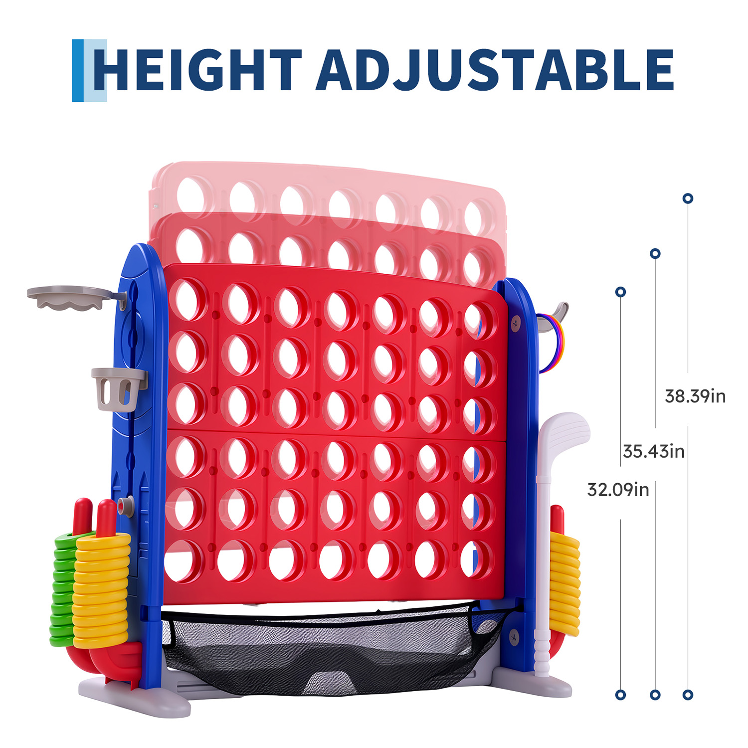4-in-1 Giant Connect Game Set  - Giant Connect Four 评论和价格