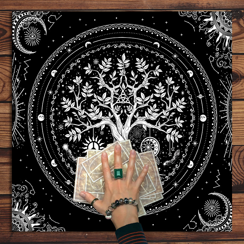1pc Tarots Moon Cloth Tarots C - Zodiac Party Games 评论和价格