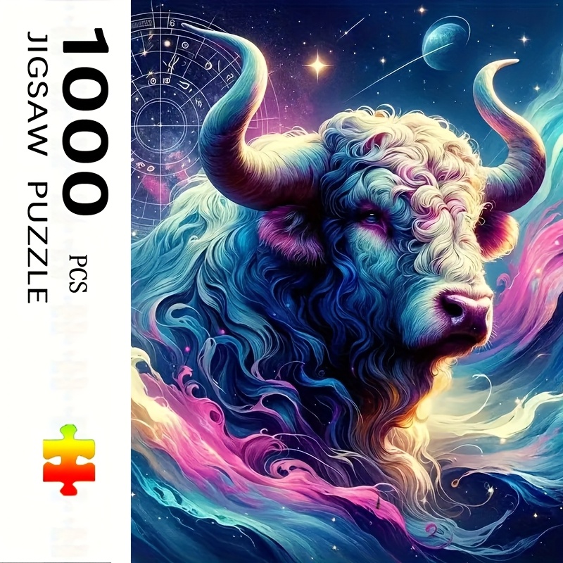 500/1000/1200/2000 PCS Jigsaw  - Zodiac Party Games 评论和价格