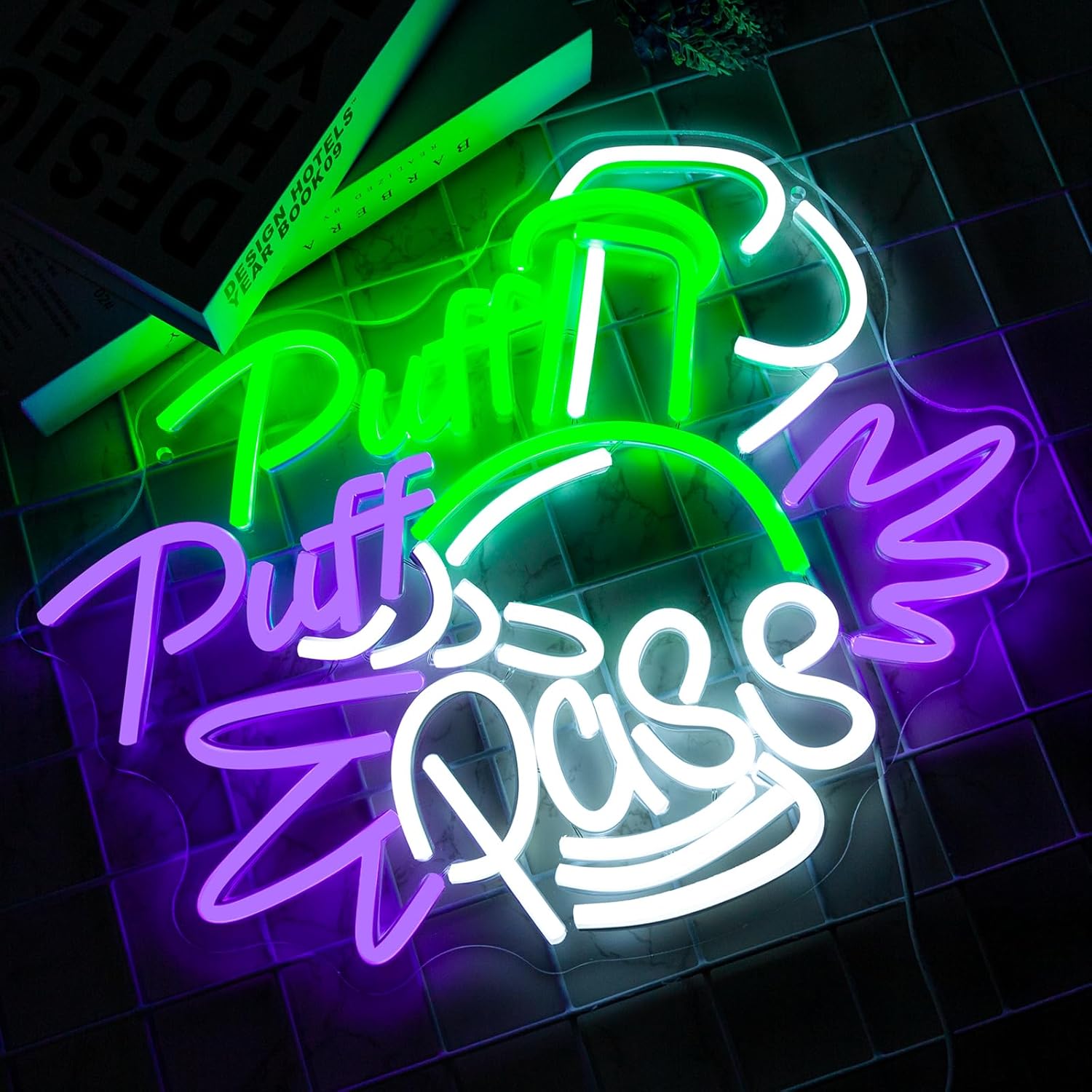 Puff Puff Pass Neon Sign Dimma - Party Games Game Pass 评论和价格