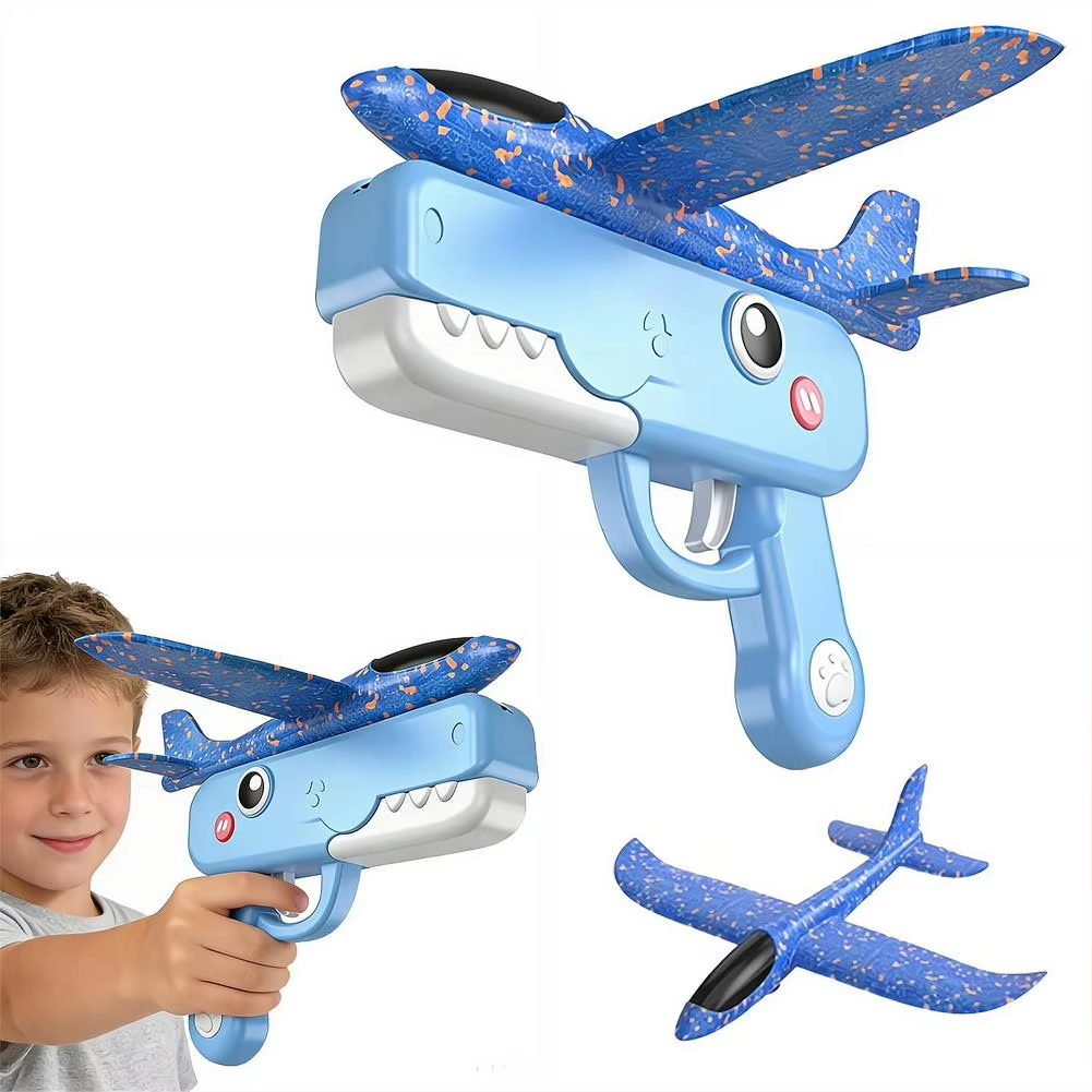 Kids Airplane Launcher Toy Gun - Party Games Easy Kids 评论和价格