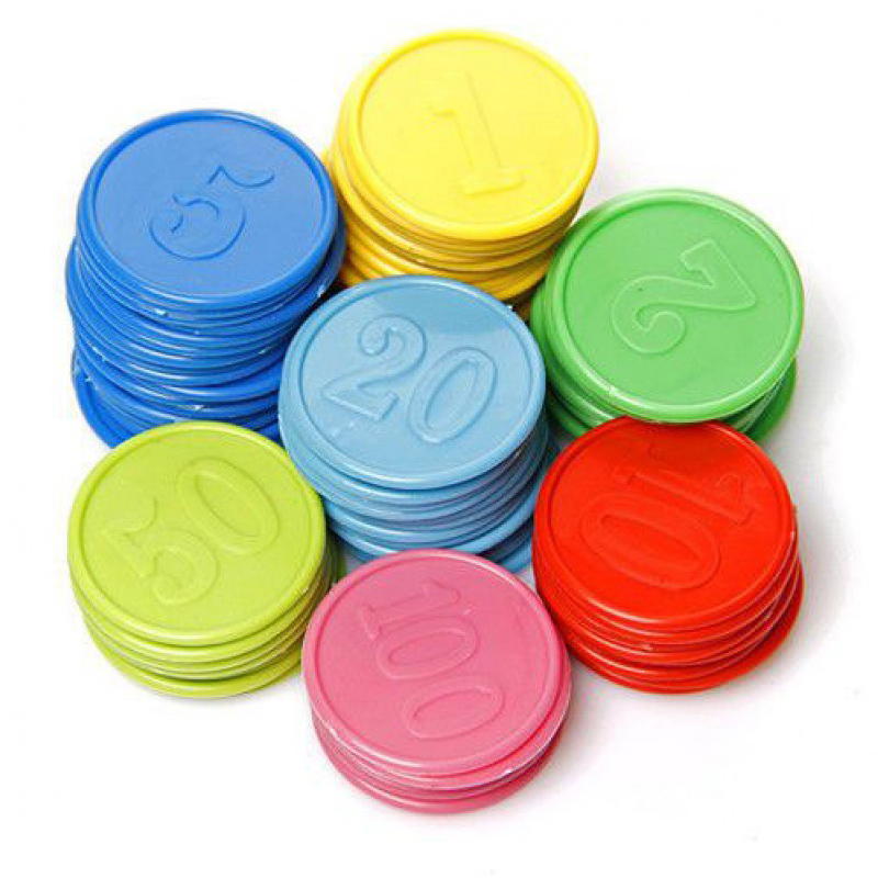 Poker Chips With Numbers Count - Party Games Juegos De Mesa 评论和价格