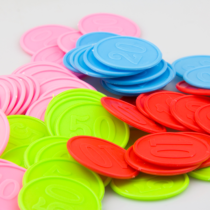 Poker Chips With Numbers Count - Party Games Juegos De Mesa 评论和价格