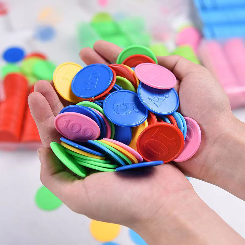 Poker Chips With Numbers Count - Party Games Juegos De Mesa 评论和价格