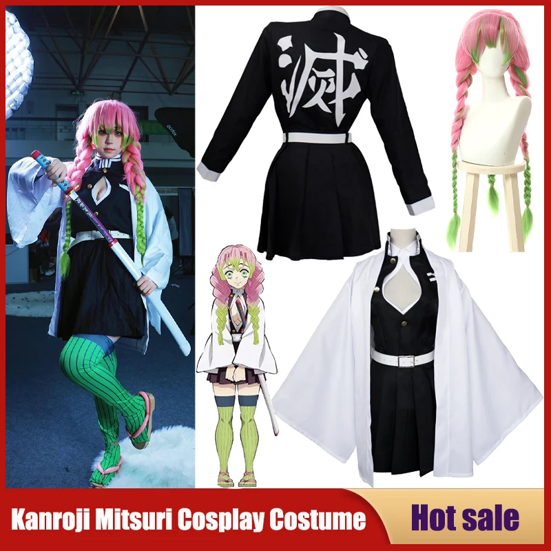 Anime Kanroji Mitsuri Cosplay  - Party Games For Adults And Kids 评论和价格