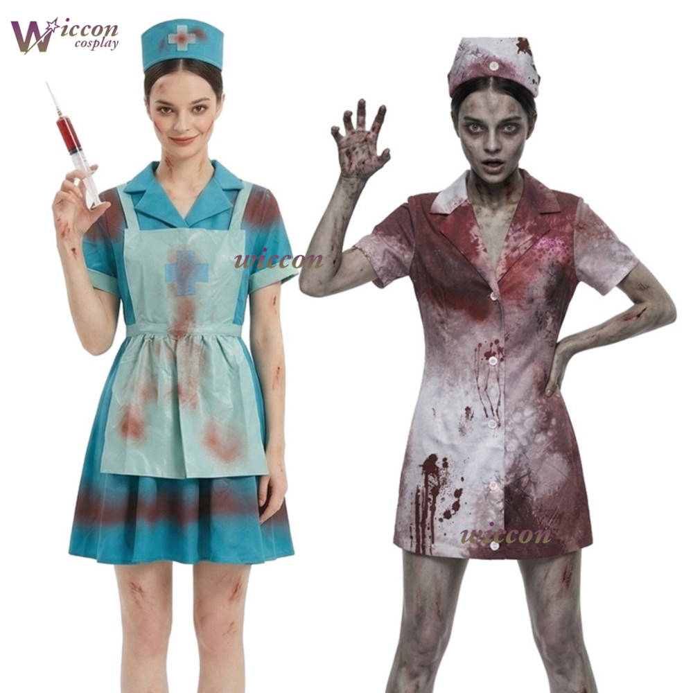 YNot Cos Zombie Nurse Costume  - Zombie Party Games 评论和价格