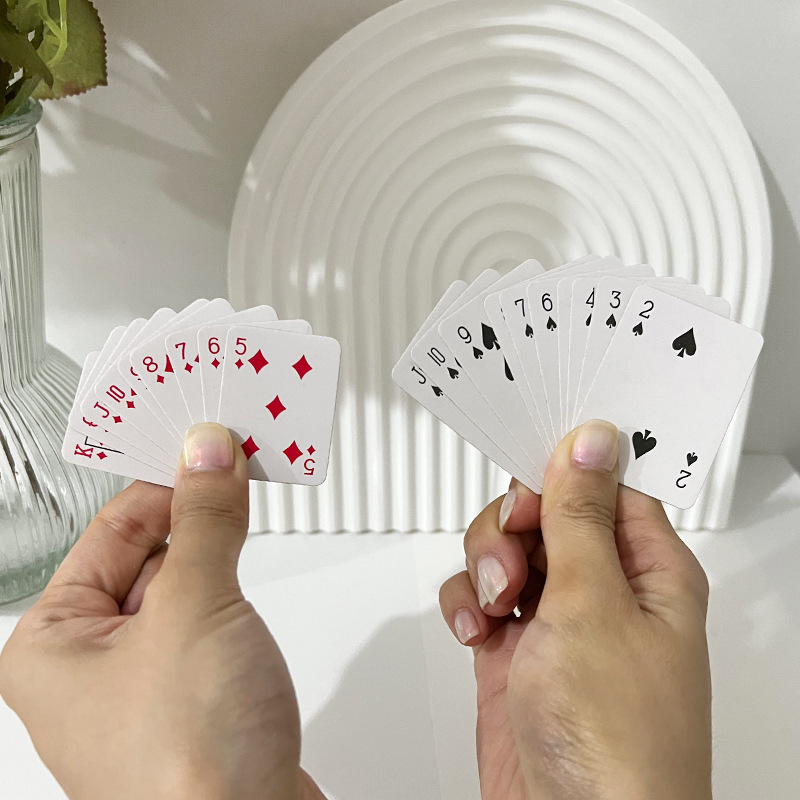 5PCS Mini Poker Playing Cards  - Party Games Juegos De Mesa 评论和价格