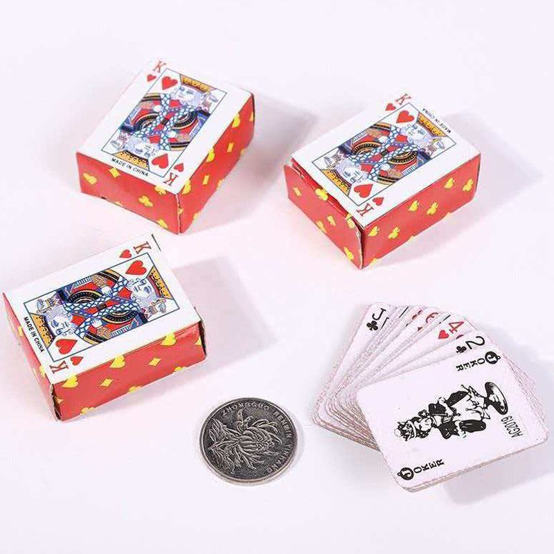 5PCS Mini Poker Playing Cards  - Party Games Juegos De Mesa 评论和价格