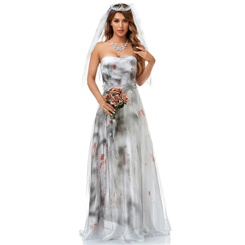 Carnival Lady Corpse Bride Cos - Zombie Party Games 评论和价格
