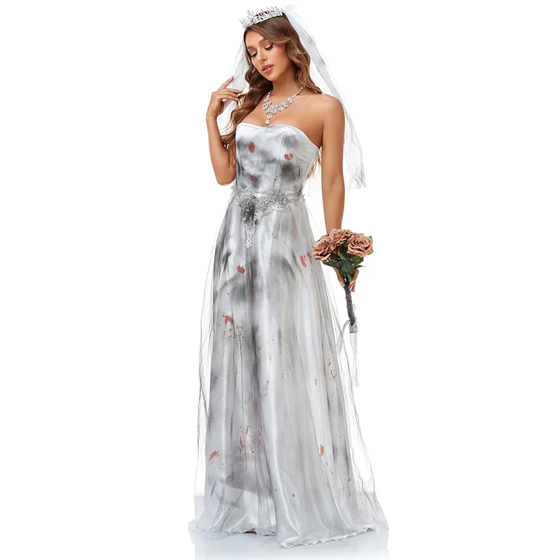 Carnival Lady Corpse Bride Cos - Zombie Party Games 评论和价格