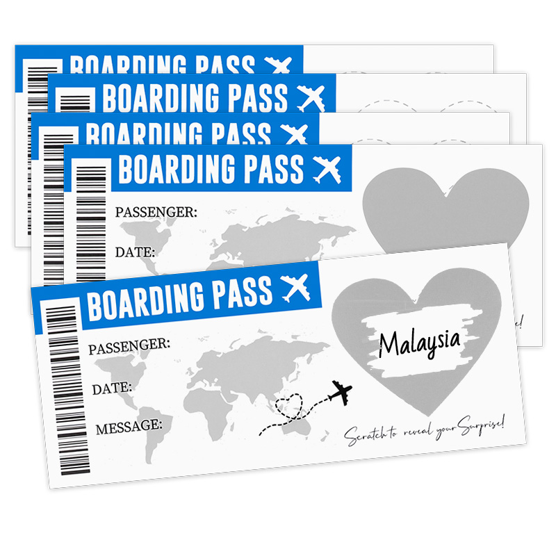 1Set Boarding Pass Theme Scrat - Party Games Game Pass 评论和价格