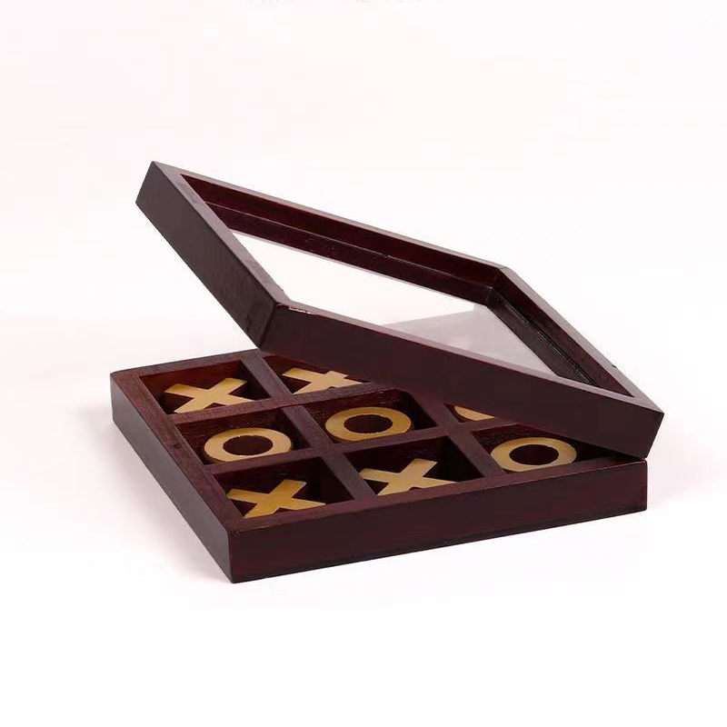 3D Tic Tac Toe Game Wood XOXO  - Party Games Juegos De Mesa 评论和价格