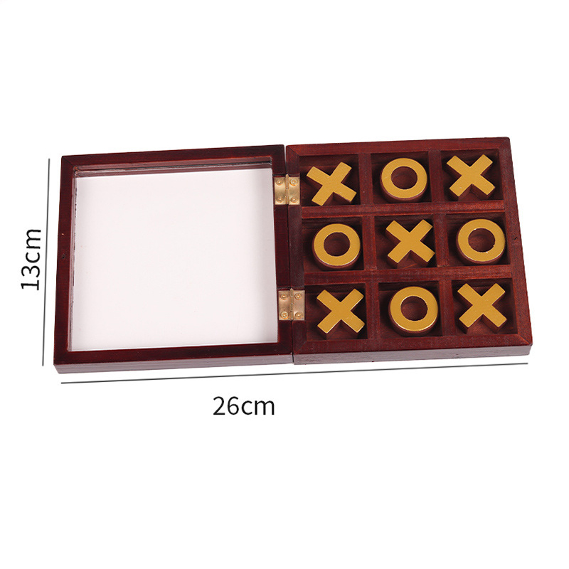 3D Tic Tac Toe Game Wood XOXO  - Party Games Juegos De Mesa 评论和价格