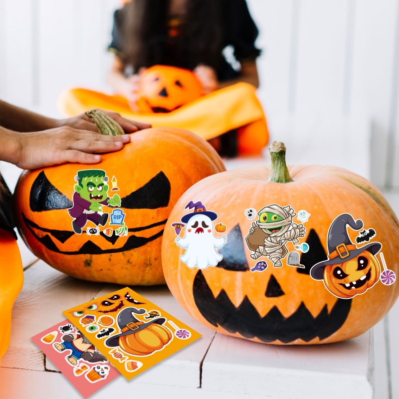 Halloween Party Games Stickers - Zombie Party Games 评论和价格