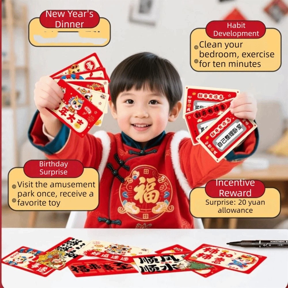 20pcs Zodiac Horse Scratch-off - Zodiac Party Games 评论和价格