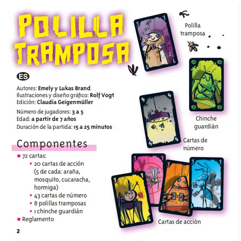 Polilla Tramposa Board Games T - Party Games Juegos De Mesa 评论和价格