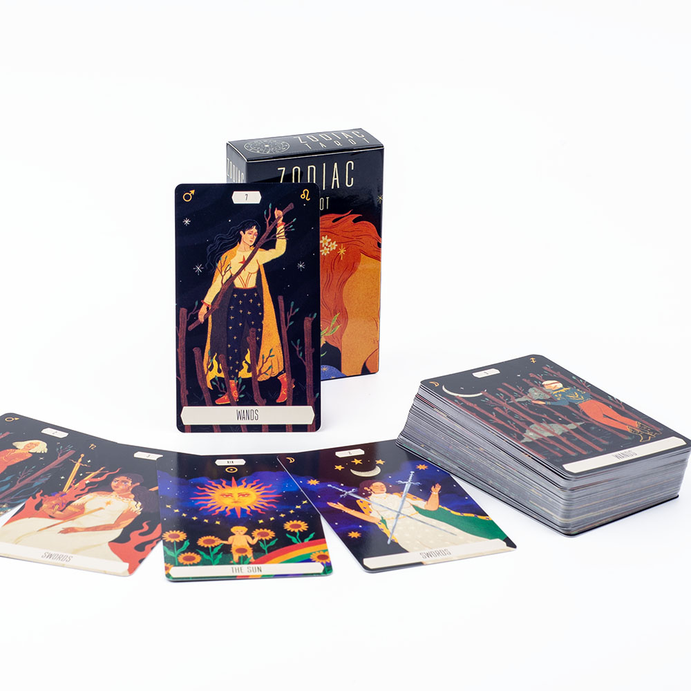 10.3*6cm Zodiac Tarot Cards Fa - Zodiac Party Games 评论和价格